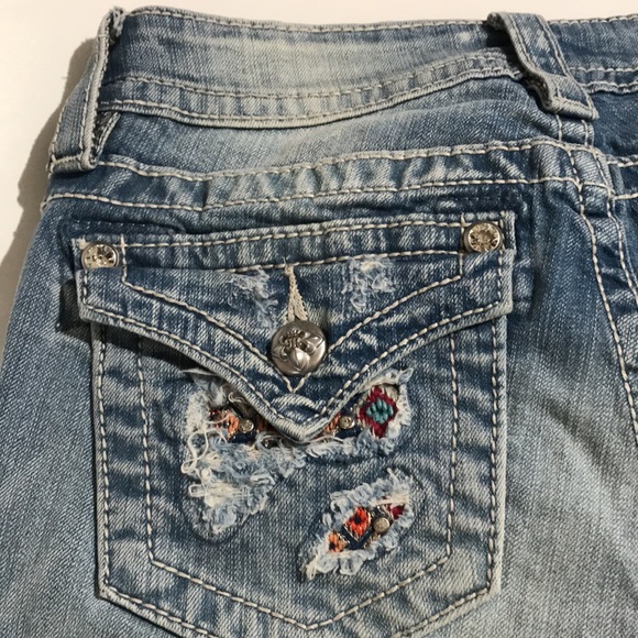 MISS ME Mid-Rise Cuffed Capri size 25 - Picture 8 of 12